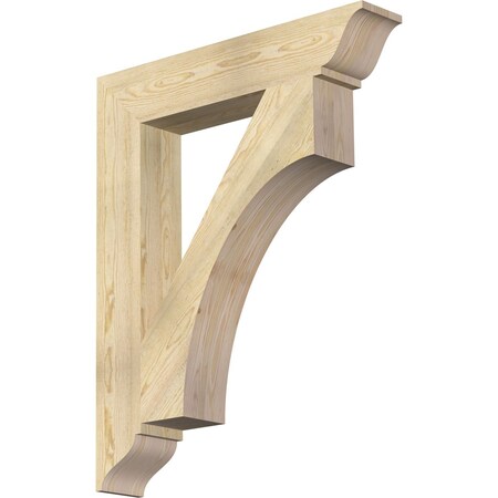 Ekena Millwork Westlake Traditional Rough Sawn Bracket, Douglas Fir, 6"W x 34"D x 42"H BKT06X34X42WTL01RDF